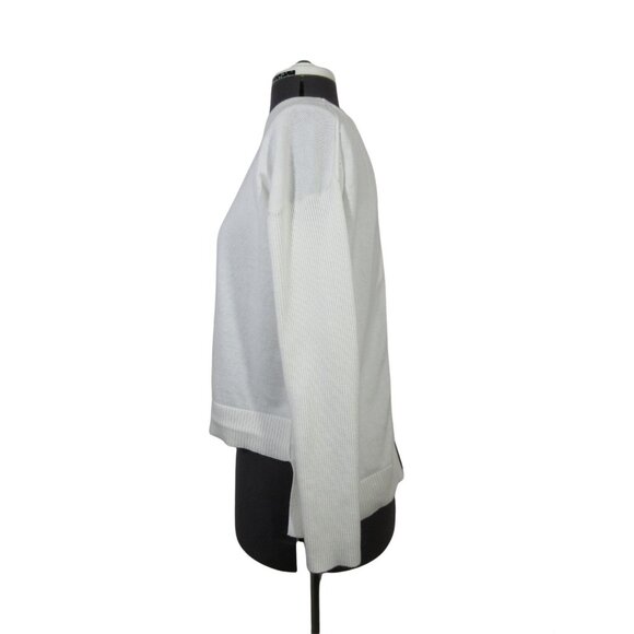 Athleta women's Highlands open back hi-lo long sleeve knit athleisure sweater XS - Picture 5 of 16